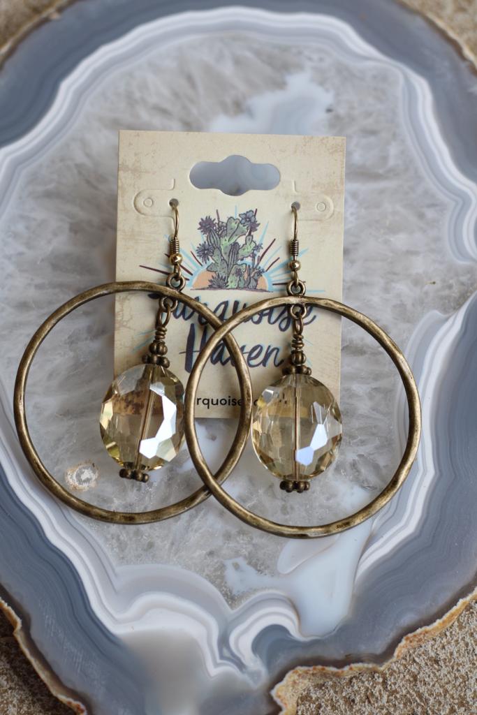 81939 R4-45 Ring Crystal Earring