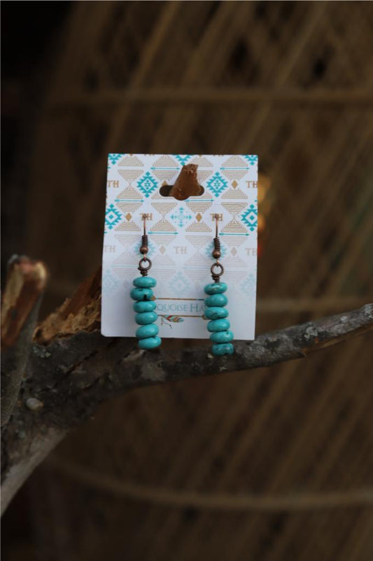 1216 R4-15 Turquoise Earring