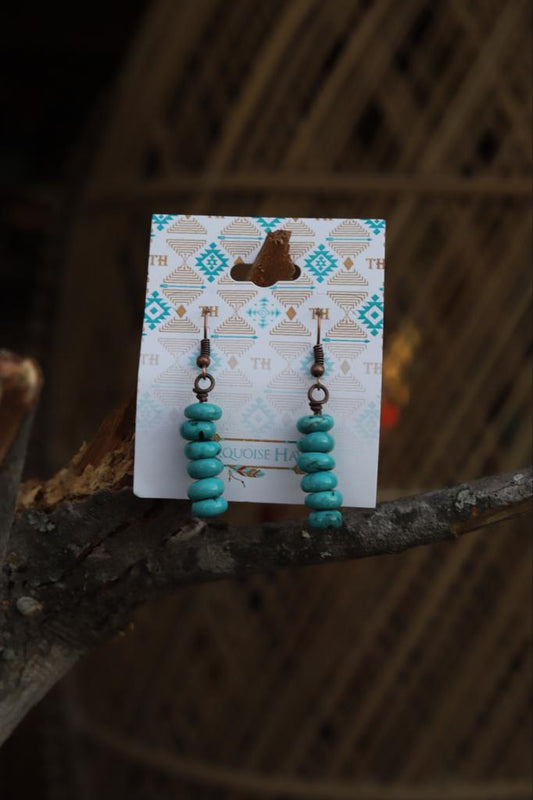 1216 R4-15 Turquoise Earring
