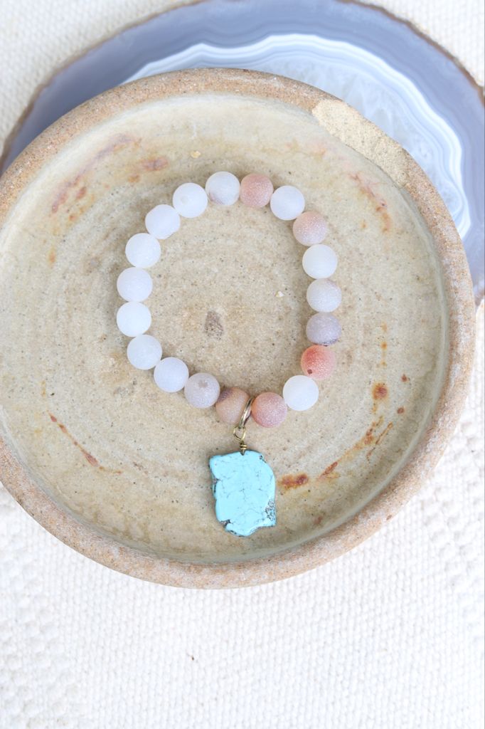 321210 B57 Turquoise Slab Bracelet