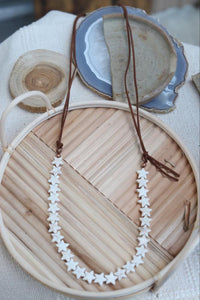 102064 N1-60 Bone Star Necklace