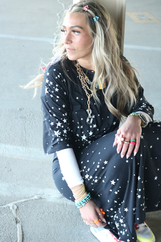 5238 STARS - TEE SHIRT DRESS (4@$21= $84 PACK)