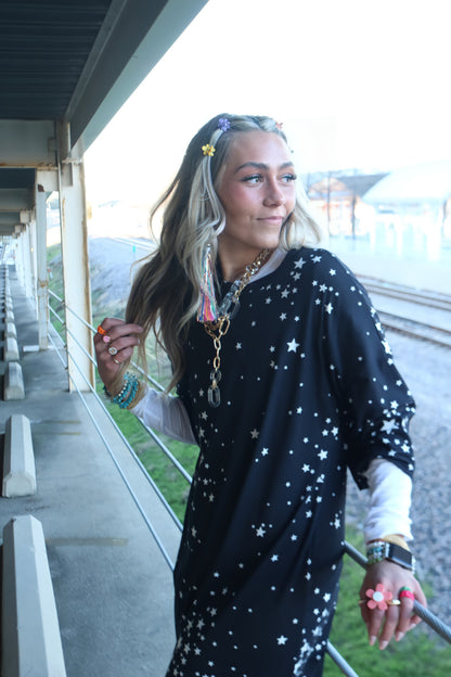 5238 STARS - TEE SHIRT DRESS (4@$21= $84 PACK)