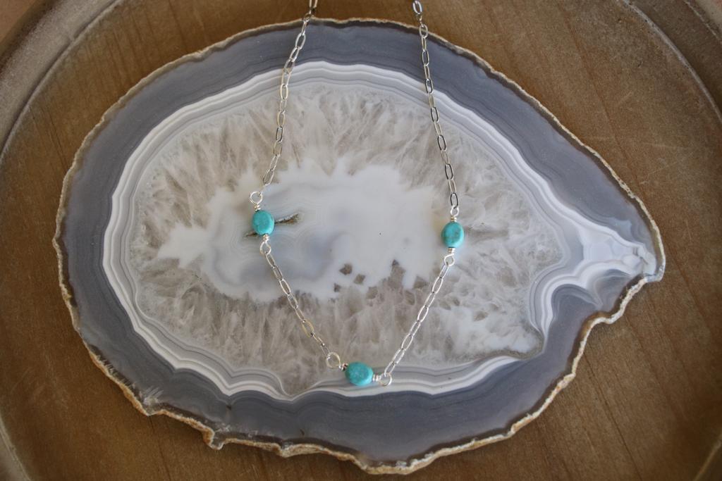 22271 18" WIRE WRAPPED CHAIN LAYERING NL